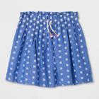 Girls' Floral Embroidered A Line Skirts - Cat & Jack Blue