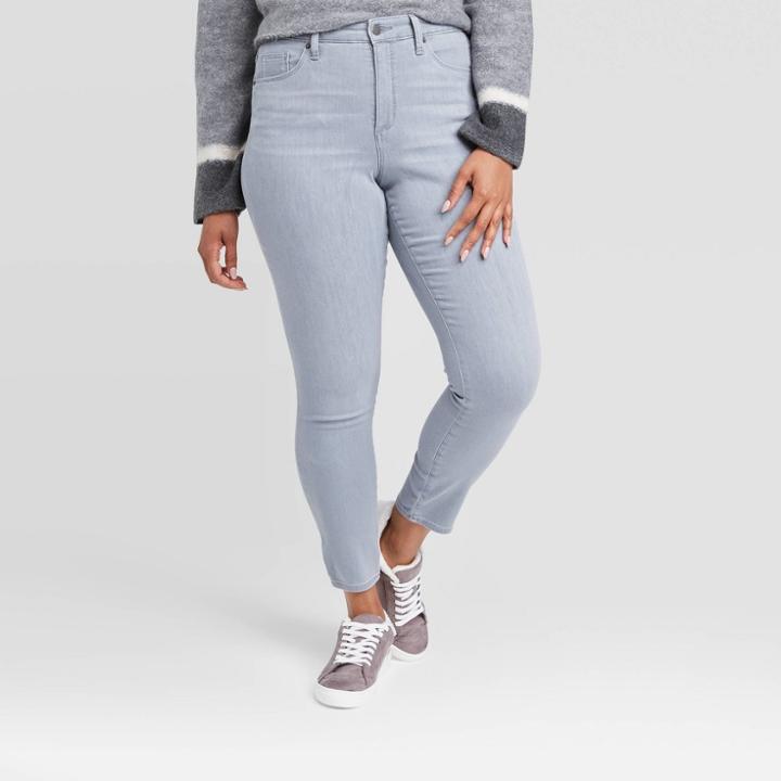 Women's Super High-rise Skinny Jeans - Universal Thread Gray