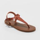Women's Lady T Strap Thong Sandals - Universal Thread Brown