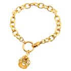 Elya Crown Charm Bracelet - Gold