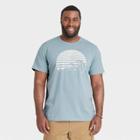 Men's Big & Tall Standard Fit Short Sleeve Crewneck Graphic T-shirt - Goodfellow & Co Green