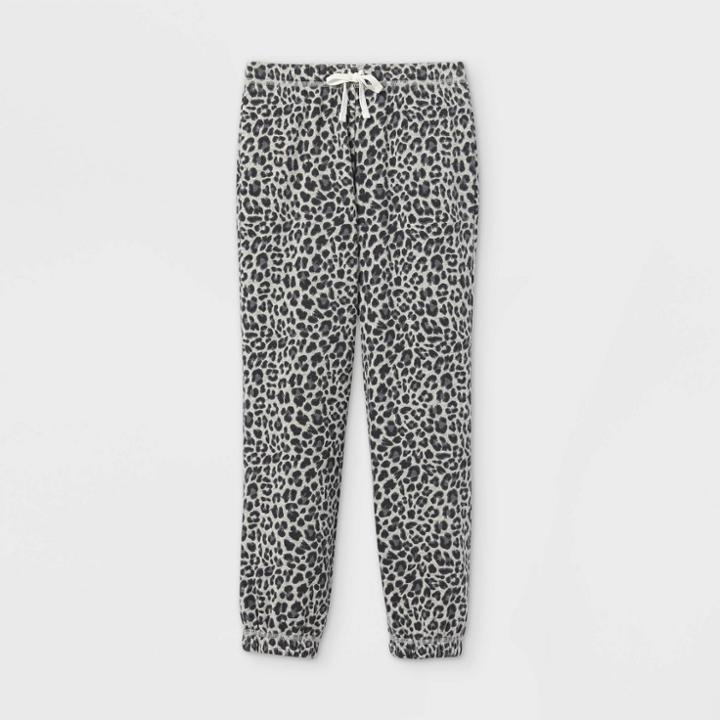 Girls' Fleece Jogger Pants - Harper & Elliott Charcoal Gray