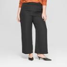 Women's Plus Size Wide Leg Trouser - Prologue Black
