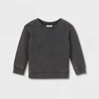 Toddler Crewneck Pullover Sweatshirt - Cat & Jack Dark Gray