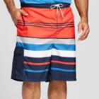 Men's Big & Tall 9 Board Shorts- Americana Stripe - Goodfellow & Co Americana Stripe