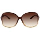 Women's Oversized Plastic Sunglasses - A New Day Brown