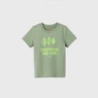 Toddler Kids' Short Sleeve 'courageous And Kind' Graphic T-shirt - Cat & Jack Green