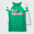 Shinsung Tongsang Women's 3/4 Sleeve 'elf Squad' T-shirt - Green