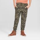 Big & Tall Boys' Jogger Pants - Cat & Jack Olive Green