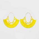 Sugarfix By Baublebar Playful Fringe Drop Earrings - Yellow
