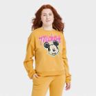Women's Disney Mickey Mouse Graphic Sweatshirt - Yellow