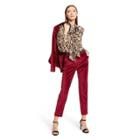 Women's Snake Print Long Sleeve Tie Neck Blouse - Altuzarra For Target Brown M, Women's,