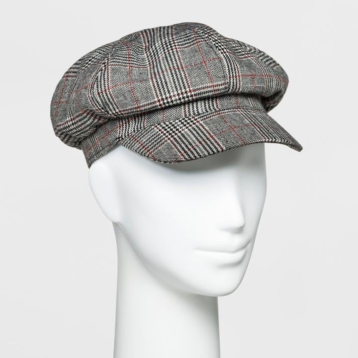 Women's Newsboy Hat - A New Day Plaid