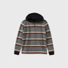 Boys' Striped Halloween Zip Hoodie - Cat & Jack Black/orange/white