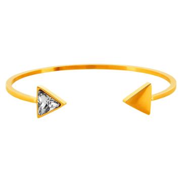 Elya Triangle Cuff Bracelet - Gold