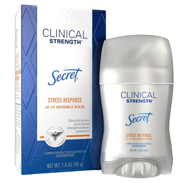 Secret Stress Response Clinical Strength Invisible Solid Antiperspirant And Deodorant For Women
