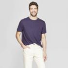 Men's Pinstripe Regular Fit Short Sleeve Novelty T-shirt - Goodfellow & Co Majesty Red