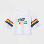 Target Pride Adult Short Sleeve Gender Inclusive T-shirt - True White