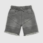 Toddler Boys' Moto Jean Shorts - Art Class Gray