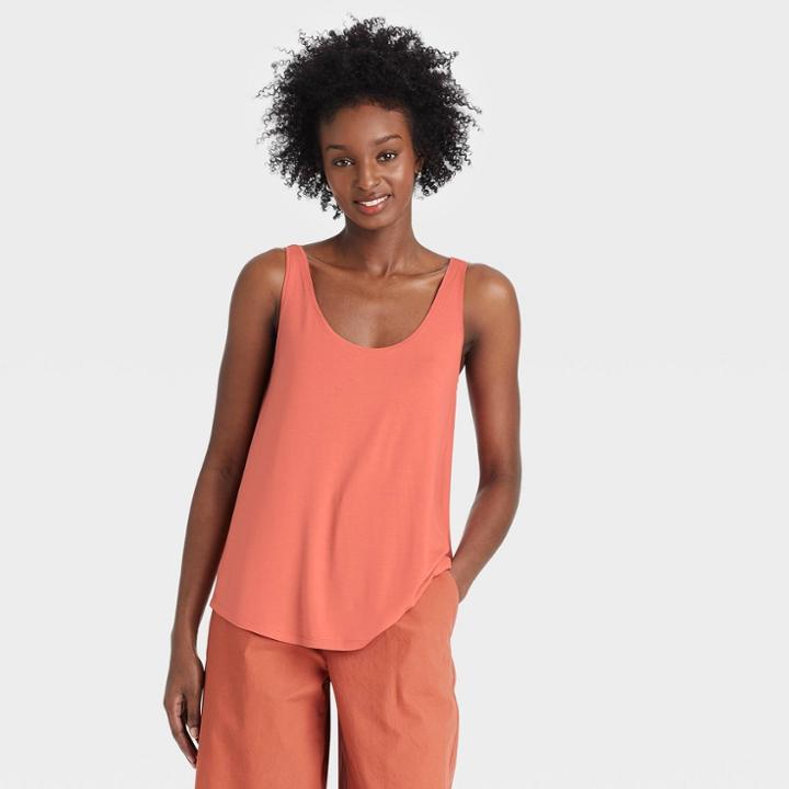 Women's Easy Tank Top - A New Day Orange