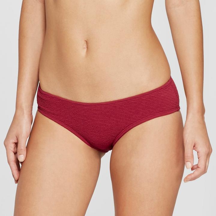 Women's Textured Cheeky Hipster Bikini Bottom - Xhilaration