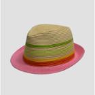 Girls' Striped Fedora Hat - Cat & Jack One Size,