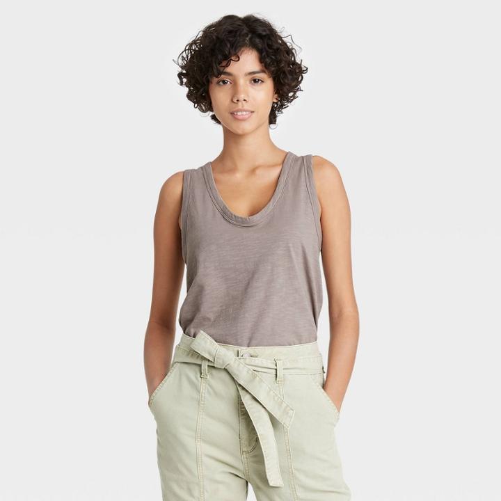 Women's Tank Top - Universal Thread Gray