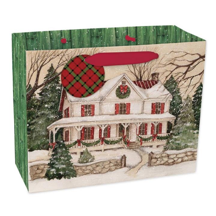 Lang Evergreen Christmas Medium Gift Bag
