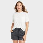 Women's Beautifully Soft Short Sleeve Sleep T-shirt - Stars Above Cream