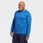 Men's Long Sleeve Performance T-shirt - All In Motion Blue