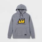 Men's Jean-michel Basquiat Crown Long Sleeve Graphic Sweatshirt - Charcoal Heather S, Men's, Size: