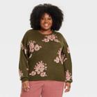 Women's Crewneck Sweater - Knox Rose Olive
