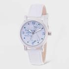 Women's Disney Mary Poppins Leather Strap Watch - White
