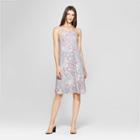 Women's Tie Dye Cutout Halter Neck Dress - Spenser Jeremy - Purple
