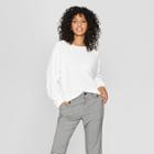 Women's Chenille Pullover - A New Day Fresh White