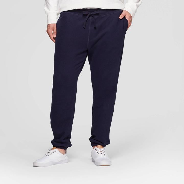 Men's Tall 31.5 Regular Jogger Fit Sweatpants - Goodfellow & Co Xavier Navy Xlt, Xavier Blue