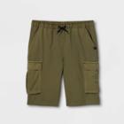 Boys' Pull-on Cargo Shorts - Art Class Green