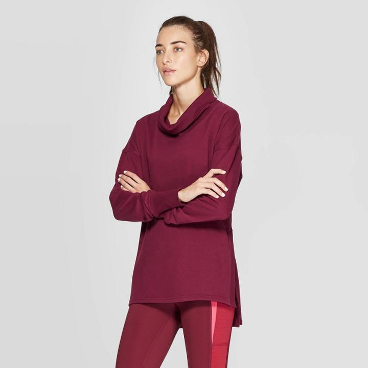 Women's Long Sleeve Authentic Fleece Sweatshirt Pullover - C9 Champion Berry Xxl, Women's, Pink