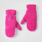 Girls' Flip Top Fleece Gloves - Cat & Jack Pink