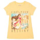 Disney Girls' Elena Of Avalor Short Sleeve T-shirt - Yellow