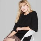 Target Women's Plus Size Oversized Short Sleeve Crewneck T-shirt - Wild Fable Black 2x/3x,