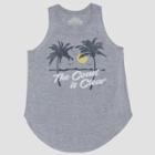 Women's The Coast Is Clear Graphic Tank Top - Awake Heather Gray