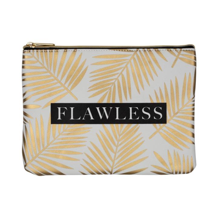 Ruby+cash Faux Leather Makeup Bag & Organizer - Flawless Palms