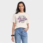 Women's Fender Zebra Pick Short Sleeve Graphic T-shirt - Off-white
