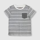 Toddler Boys' Striped T-shirt - Cat & Jack Gray