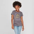 Girls' Harry Potter Seven Short Sleeve T-shirt - Charcoal Gray