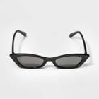 Kids' Rectangular Cat Eye Sunglasses - Art Class Black