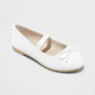 Toddler Girls' Nora Slip-on Ballet Flats - Cat & Jack White
