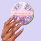 Olive & June Press-on Fake Nail - Oval - Amethyst Holographic -