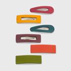 Oval And Rectangle Snap Clips Set 6pc - Wild Fable Multicolor Brights
